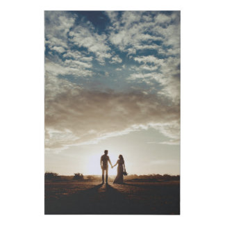Custom Photo Remember This Moment Wedding Faux Can Canvas Print