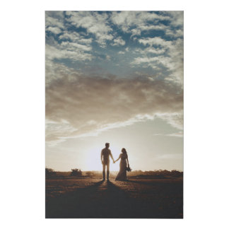Custom Photo Remember This Moment Wedding Faux Can Canvas Print