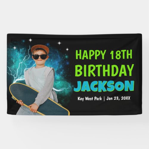 Custom Photo Retro Bootleg Rap Birthday Welcome Banner