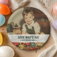 Custom Photo Retro Cool Fun Birthday Party