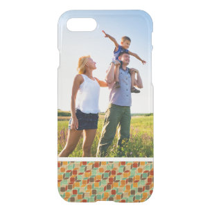 Custom Photo Retro geometric pattern 4 2 iPhone SE/8/7 Case