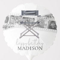 Custom Photo Retro Movie Night Adult Birthday
