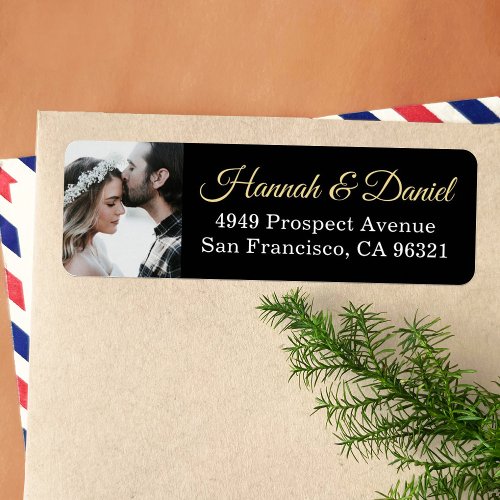 Custom Photo Return Address Label