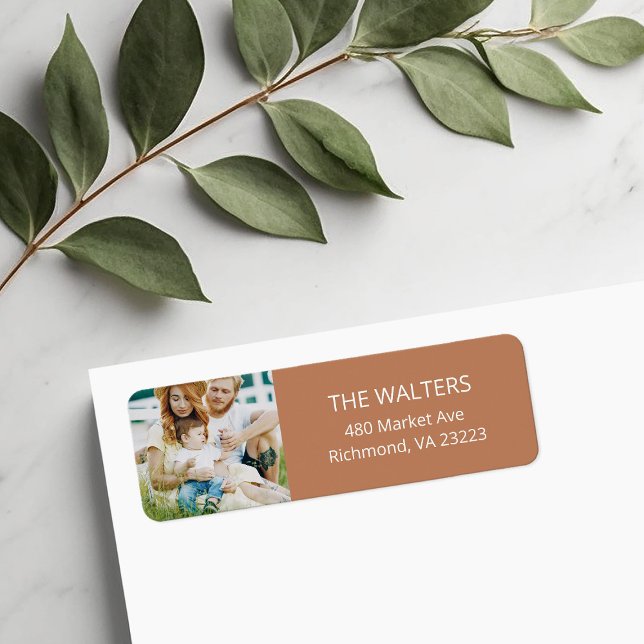 Custom Photo Return Address Labels (Creator Uploaded)