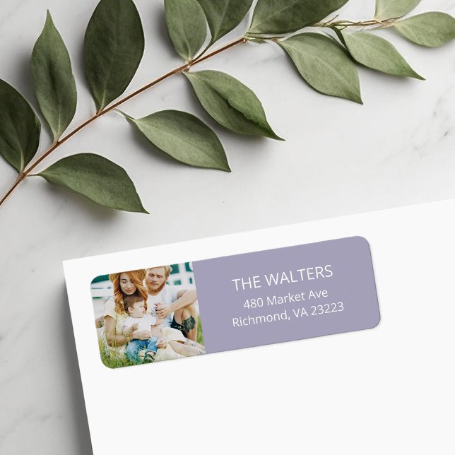 Custom Photo Return Address Labels (Creator Uploaded)