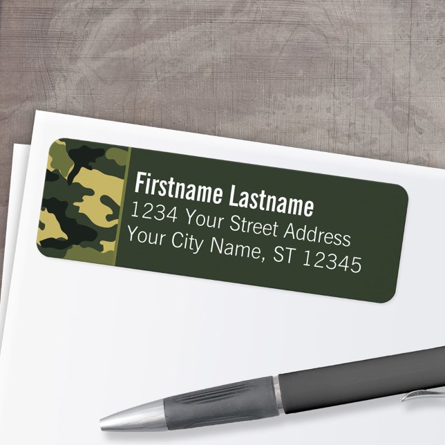 Custom Photo Return Address Labels (Custom Return Address Labels - Low Minimum)