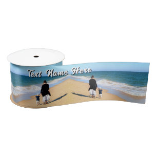 Custom Photo Ribbon Personalized Text