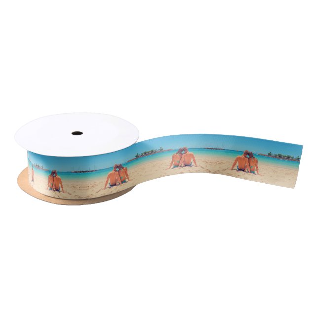 Custom Photo Ribbon Your Favorite Photos Gift (Spool)
