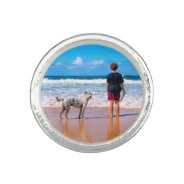 Custom Photo Ring Gift With Your Favorite Photos at Zazzle