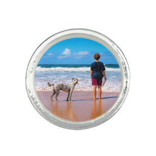 Custom Photo Ring Gift with Your Favorite Photos