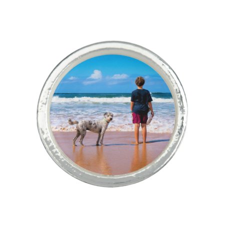 Custom Photo Ring Gift With Your Favorite Photos
