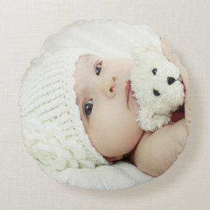 Custom Photo Round Pillow