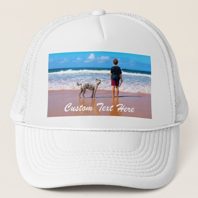 Custom Photo rucker Hat with Your Photos and Text (Front)