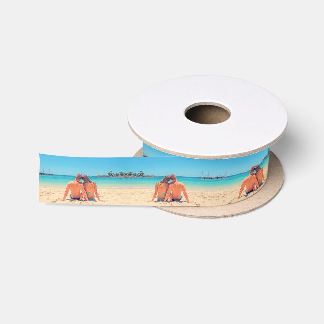 Custom Photo Satin Ribbon Your Favorite Photos (Spool)