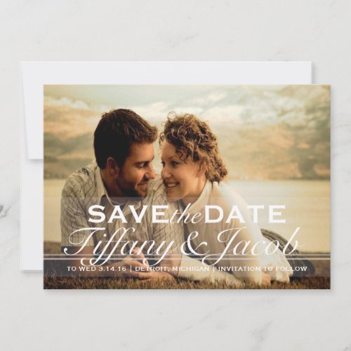 Save the Date Announcement | Two |photo