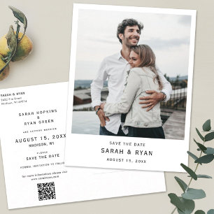 Custom Photo Save the Date Invite Postcard