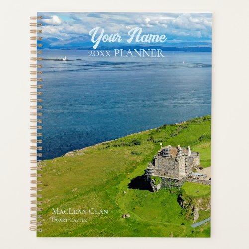 Custom Photo Scottish MacLean Clan Weekly Planner