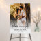 Custom Photo Script Font Engagement Sign