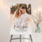 Custom Photo Script Font Wedding Welcome Sign