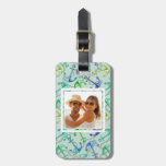 Custom Photo Sea Anchors And Rope Pattern Luggage Tag