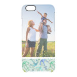 Custom Photo Sea Anchors And Rope Pattern Clear iPhone 6/6S Case
