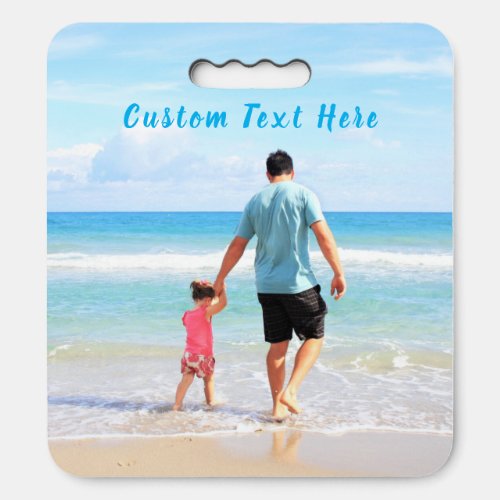 Custom Photo Seat Cushion Your Photos and Text