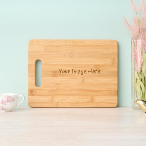 Custom Photo Selfie Etched Wooden Cutting Board