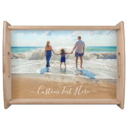 Custom Photo Serving Tray Your Photos and Text