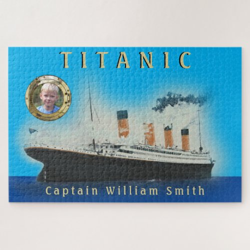 Custom Photo Ship Captain Titanic Jigsaw Puzzle
