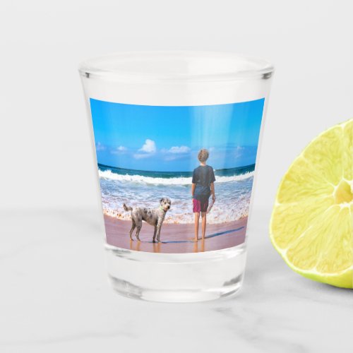 Custom Photo Shot Glass Your Pets Photos Gift