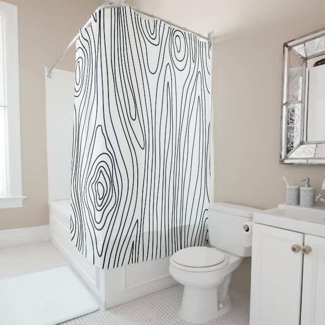 Custom Photo Shower Curtain (In Situ)