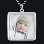 Custom Photo Silver Plated Necklace<br><div class="desc">Create your own personalized photo gift by add your own photo,  from your beloved family photo to your adorable pet photo,  to make your design unique.

Please Note: Photos shown on product are sample photos with watermark for presentation purposes only.</div>