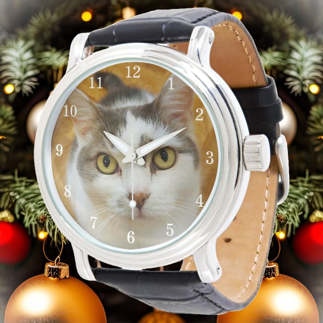 Custom Photo Simple Elegant Personalized Watch (Creator Uploaded)