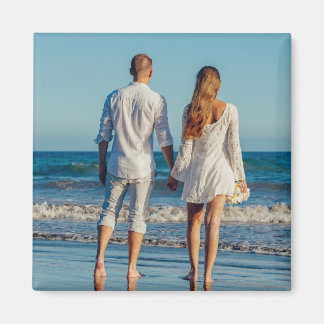 Custom photo simple minimalist unique keychain magnet