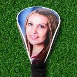 Custom Photo Simple Personalized Golf Head Cover<br><div class="desc">Upload a photo, and easily create your personalized golf head cover. You can TRANSFER this DESIGN on other Zazzle products and adjust it to fit most of the Zazzle items. Standard Studio designs are made in high-resolution vector graphics for a professional print. Thank you for choosing our designs and stopping...</div>