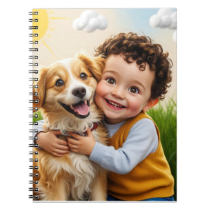 Custom Photo Simple Personalized Golfer Driver Notebook