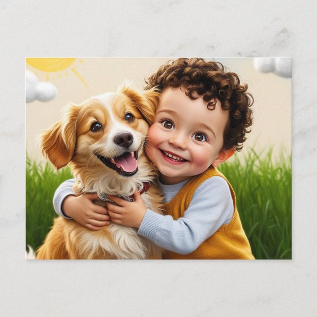 Custom Photo Simple Personalized Golfer Driver Postcard (Front)
