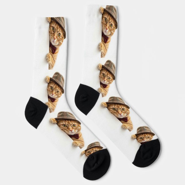 Custom Photo Simple Personalized Golfer Driver Socks (Right)