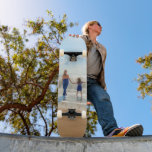 Custom Photo Skateboard with Your Photos Design<br><div class="desc">Custom Photo Skateboards - Unique Your Own Design - Personalized Family / Friends or Personal Skateboard Gift - Add Your Photo / or Text - Resize and move elements with Customization tool ! Good Luck - Be Happy :)</div>