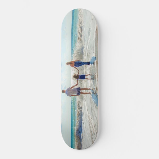 Custom Photo Skateboard Your Own Design - Family (Front)