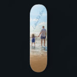 Custom Photo Skateboard Your Photos and Text Gift<br><div class="desc">Custom Photo and Text Skateboards - Unique Your Own Design - Personalized Family / Friends or Personal Skateboard Gift - Add Your Text and Photo - Resize and move or remove / edd elements - image / text with Customization tool ! Choose fonts / size / color ! Good Luck...</div>