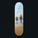 Custom Photo Skateboard Your Photos Text Design<br><div class="desc">Custom Photo and Text Skateboards - Unique Your Own Design - Personalized Family / Friends or Personal Skateboard Gift - Add Your Text and Photo - Choose Your Text Font and Colors - Resize and move elements with Customization tool ! Choose font / size / color ! Good Luck -...</div>