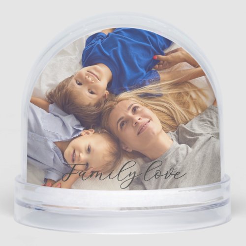 Custom Photo Snow Globe – Personalized Gift