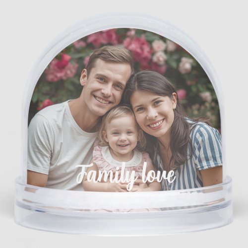 Custom Photo Snow Globe – Personalized Gift