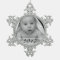 Custom Photo Snowflake Ornament with Date