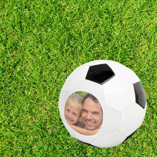 custom photo soccer ball