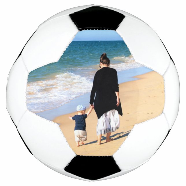 Custom Photo Soccer Ball Your Favorite Photos Gift (Front)