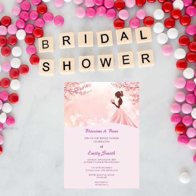 Custom Photo Soft Anime Bridal Shower Invitation (Creator Uploaded)