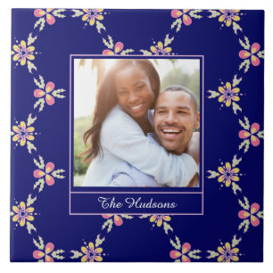 Custom Photo   Spanish Mediterranean Pattern Ceramic Tile