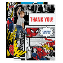 Custom Photo Spider-Man Thank You Card